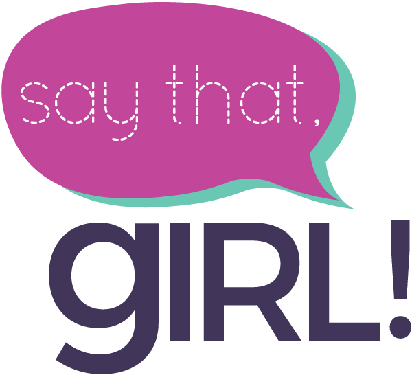 Say that, girl logo